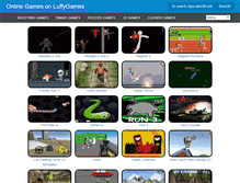 Tablet Screenshot of luffygames.com